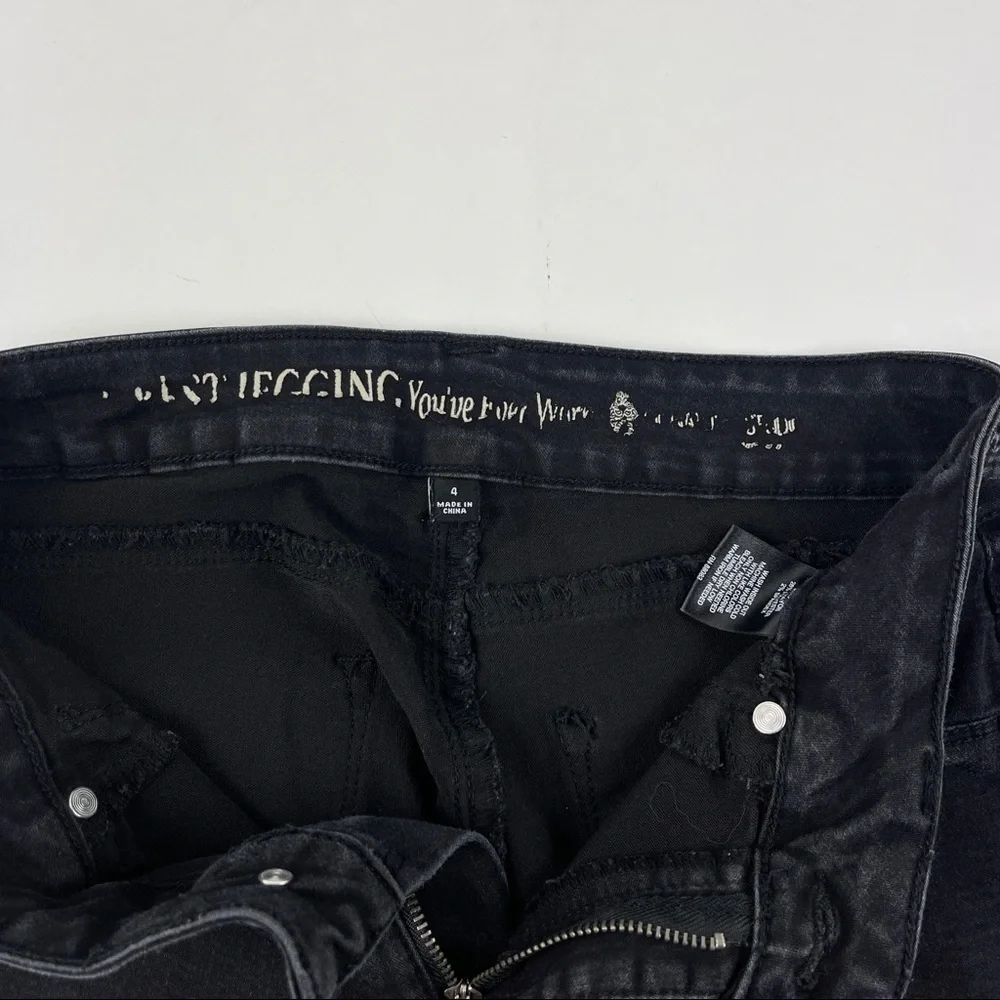 4 What Its Worth Womens Jeggings Jeans Black 4